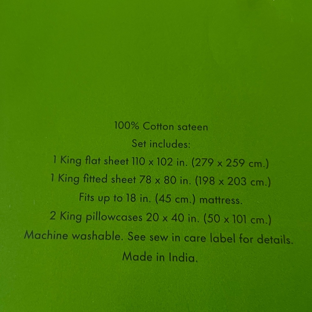 NWT Kate Spade Tan King Sheet Set - Picture 4 of 4